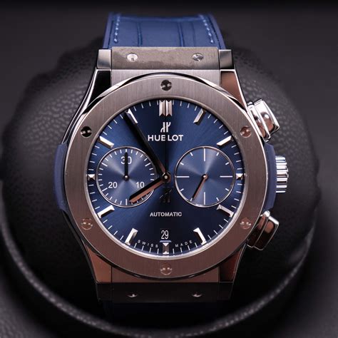 hublot classic fusion 45mm chronograph titanium mens watch|Hublot classic fusion review.